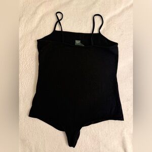Black Wild Fable Women's Spaghetti Strap Bodysuit Size Medium